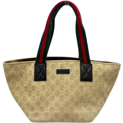 Pre-owned Shoulder Bags, female, , Size: ONE SIZE Pre-owned Canvas gucci-bags - Gucci Vintage - Modalova