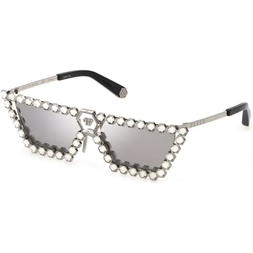 Sunglasses, unisex, , Size: ONE SIZE Women's Sunglasses 57-16-140 Spp030S - Philipp Plein - Modalova