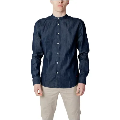 Men`s Long Sleeve Shirt Iberis CHA 01 , male, Sizes: L, 2XL, XL, S, M - Peuterey - Modalova