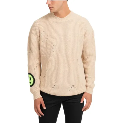 Plain Logo Sweater , male, Sizes: L, S - Barrow - Modalova