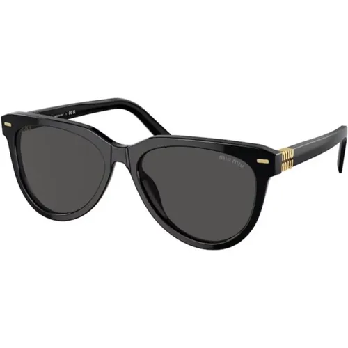 Stylish Sunglasses in Dark Grey , unisex, Sizes: 56 MM - Miu Miu - Modalova