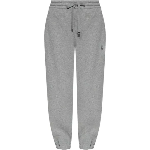 Sweatpants, female, , Size: S Grey Trousers for Women - alexander mcqueen - Modalova