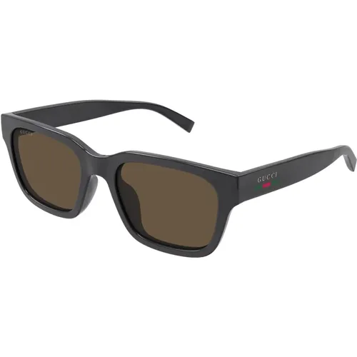Sunglasses, male, , Size: 55 MM Square Sunglasses - Gucci - Modalova