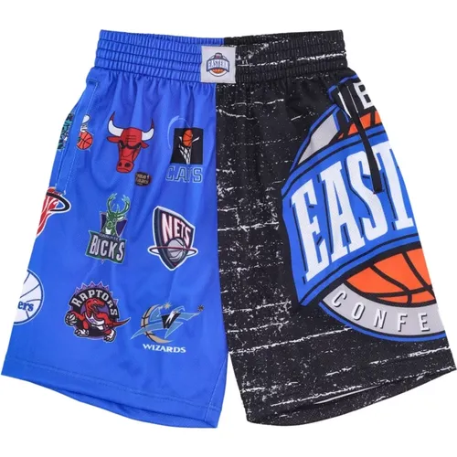 Casual Shorts, male, , Size: M NBA Jumbotron 3.0 Basketball Shorts - Mitchell & Ness - Modalova