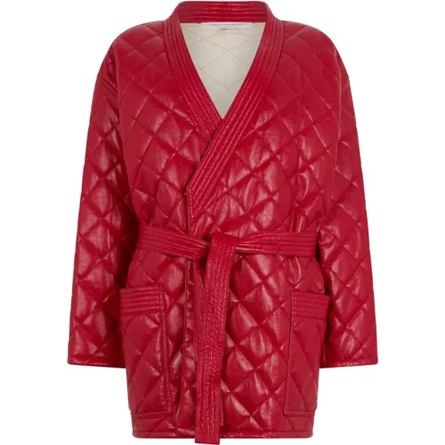 Kimonos, female, , Size: M Wide Coat with Belt - Philosophy di Lorenzo Serafini - Modalova