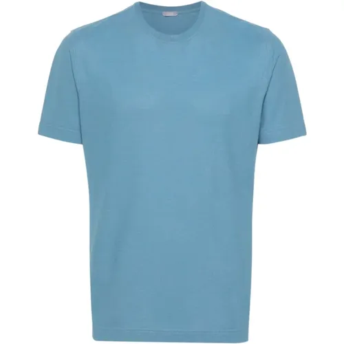Clear T-shirts and Polos , male, Sizes: 2XL, M, L, XL - Zanone - Modalova