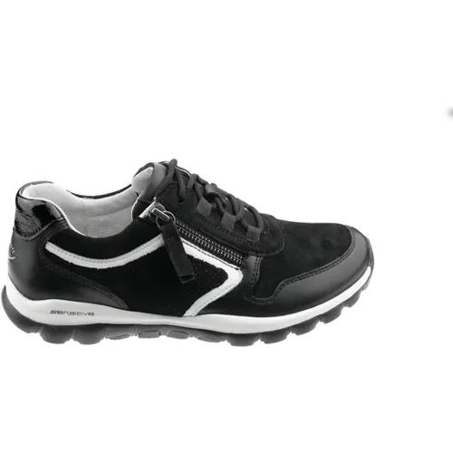 Flexible Walking Sneaker - Schwarz , Damen, Größe: 37 EU - Gabor - Modalova