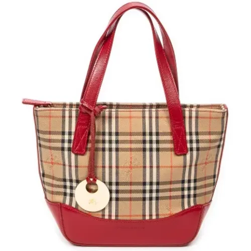 Pre-owned Tote Bags, female, , Size: ONE SIZE Pre-owned Canvas totes - Burberry Vintage - Modalova