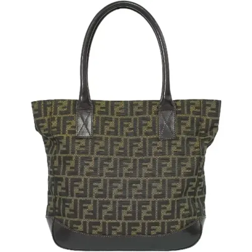 Pre-owned Tote Bags, female, , Size: ONE SIZE Pre-owned Canvas fendi-bags - Fendi Vintage - Modalova