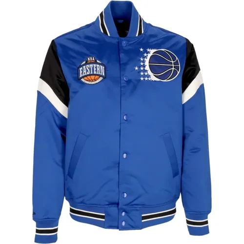 Bomber Jackets, male, , Size: L Orlando Magic Bomber Jacket NBA Team - Mitchell & Ness - Modalova