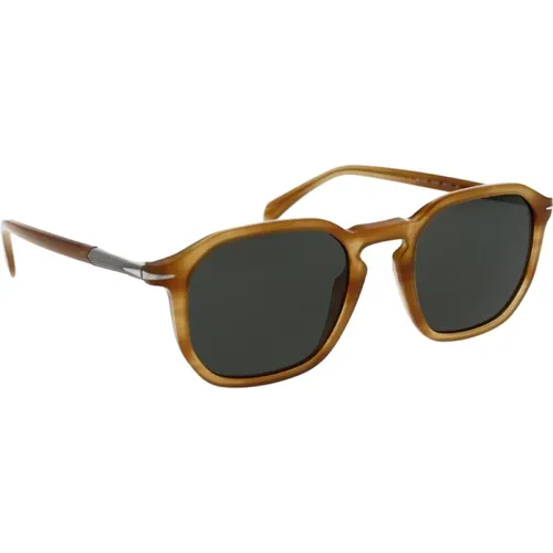 Ikonoische Sonnenbrille mit einheitlichen Gläsern , Herren, Größe: 52 MM - Eyewear by David Beckham - Modalova