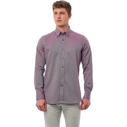 Button Down Regular Hemd , Herren, Größe: 3XL - Bagutta - Modalova