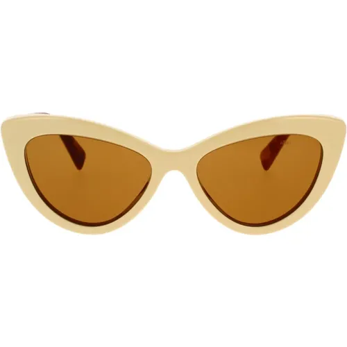 Cat-Eye Sonnenbrille für Frauen , Damen, Größe: 54 MM - Miu Miu - Modalova