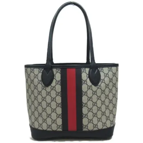 Pre-owned Tote Bags, female, , Size: ONE SIZE Pre-owned Canvas totes - Gucci Vintage - Modalova