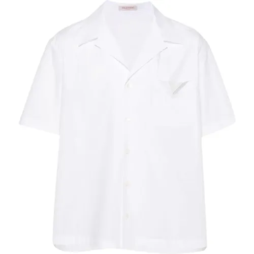 Cotton Bowling Shirt , male, Sizes: L, M, S, XL - Valentino Garavani - Modalova