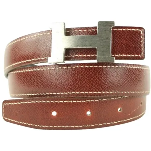 Pre-owned Belts, female, , Size: ONE SIZE Pre-owned Leather belts - Hermès Vintage - Modalova