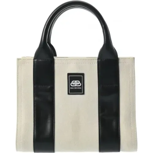 Pre-owned Tote Bags, female, , Size: ONE SIZE Pre-owned Canvas balenciaga-bags - Balenciaga Vintage - Modalova