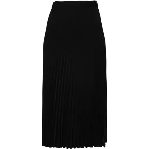 Midi Skirts, female, , Size: S Plissé Skirt - MM6 Maison Margiela - Modalova