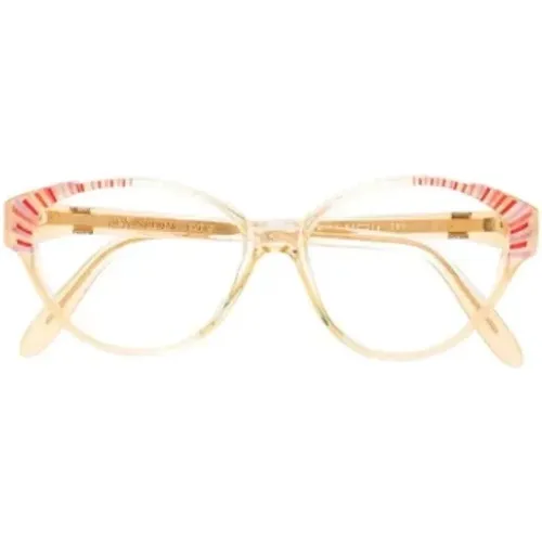 Pre-owned Accessories, female, , Size: ONE SIZE Pre-owned Acetate sunglasses - Yves Saint Laurent Vintage - Modalova