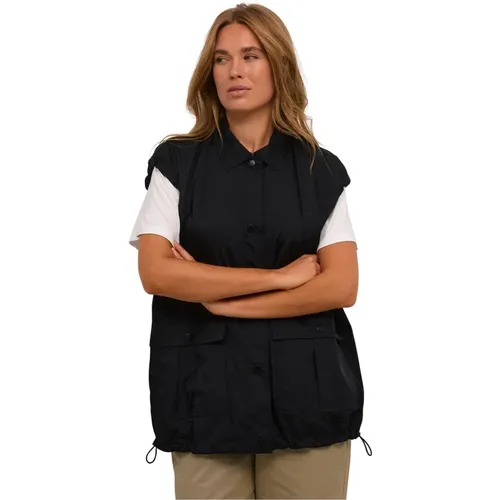 Oversize Vest with Smart Pockets , female, Sizes: 3XL, S, 2XL, M, L, XL, XS - Kaffe - Modalova