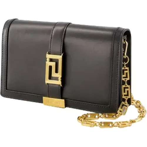 Leather wallets , female, Sizes: ONE SIZE - Versace - Modalova