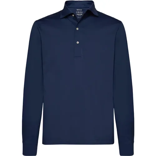 Long Sleeve Tops , Herren, Größe: M - Boggi Milano - Modalova