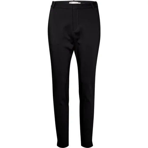 Schwarze Slim Fit Hose , Damen, Größe: 3XL - InWear - Modalova