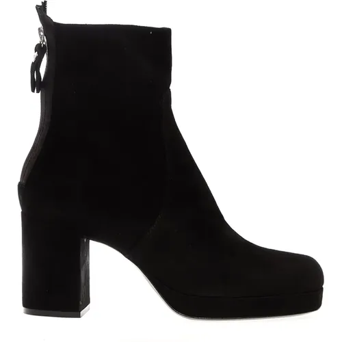 Womens Shoes Ankle Boots Nero Noos , female, Sizes: 2 UK, 7 UK, 3 UK - AGL - Modalova