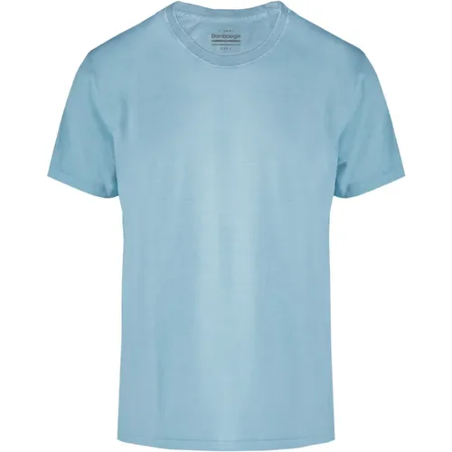 Crew-neck T-shirt with Breast Pocket , male, Sizes: XL, L, 2XL, S, M - BomBoogie - Modalova