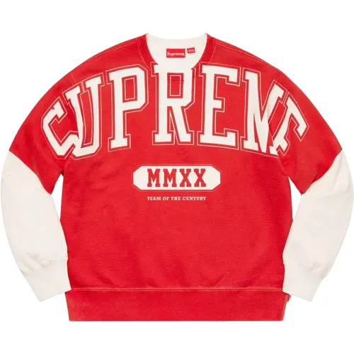 Limited Edition Crewneck Sweatshirt White , male, Sizes: M, XL, L - Supreme - Modalova