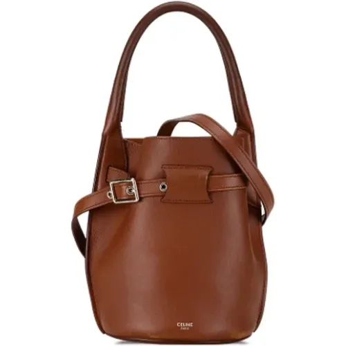 Pre-owned Bucket Bags, female, , Size: ONE SIZE Pre-owned Leather celine-bags - Celine Vintage - Modalova