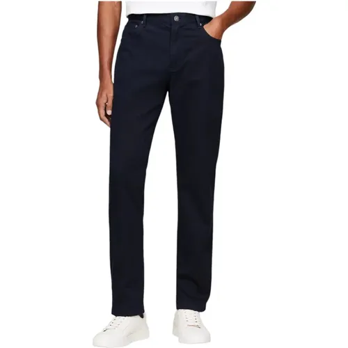 Straight Trousers, male, , Size: W36 L32 Stylish Pants for Men - Tommy Hilfiger - Modalova