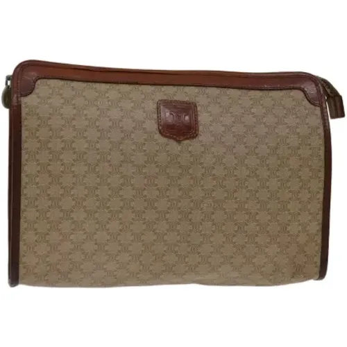 Pre-owned Clutches, female, , Size: ONE SIZE Pre-owned Canvas celine-bags - Celine Vintage - Modalova