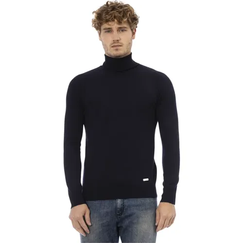 Turtlenecks, male, , Size: 3XL Trendy Sweater with Long Sleeves - Baldinini - Modalova