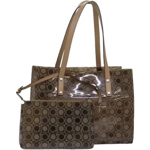 Pre-owned Tote Bags, female, , Size: ONE SIZE Pre-owned Vinyl totes - Salvatore Ferragamo Pre-owned - Modalova