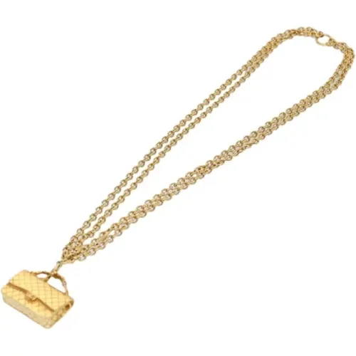 Pre-owned Jewellery, female, , Size: ONE SIZE Pre-owned Metal necklaces - Chanel Vintage - Modalova