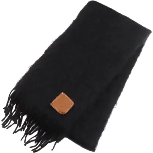 Pre-owned Scarves, female, , Size: ONE SIZE Pre-owned Wool Scarf - Loewe Pre-owned - Modalova