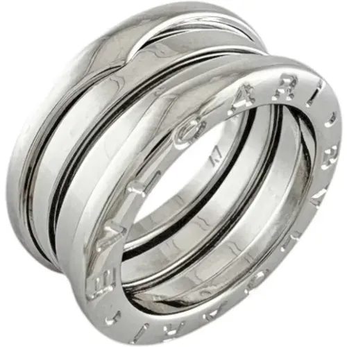 Pre-owned Jewellery, female, , Size: ONE SIZE Pre-owned White Gold rings - Bvlgari Vintage - Modalova