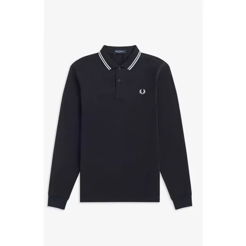 Polo Shirt with Long Sleeves , male, Sizes: S - Fred Perry - Modalova