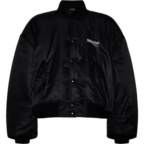 Varsity Jacket Coat , male, Sizes: L, M - Balenciaga - Modalova