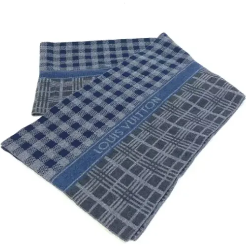 Pre-owned Scarves, male, , Size: ONE SIZE Pre-owned Wool scarves - Louis Vuitton Vintage - Modalova