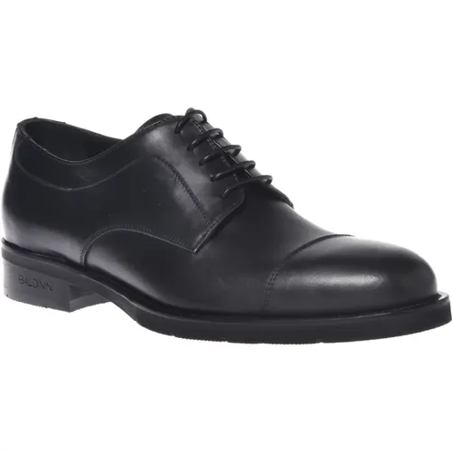 Calf Leather Lace-up Shoe , male, Sizes: 6 UK - Baldinini - Modalova