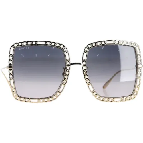 Pre-owned Accessories, female, , Size: ONE SIZE Pre-owned Metal sunglasses - Gucci Vintage - Modalova