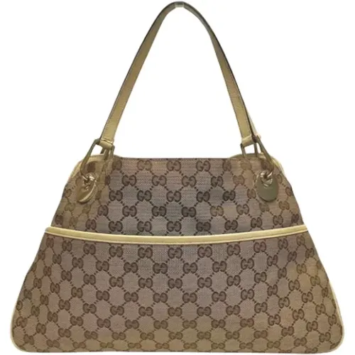 Pre-owned Tote Bags, female, , Size: ONE SIZE Pre-owned Canvas gucci-bags - Gucci Vintage - Modalova