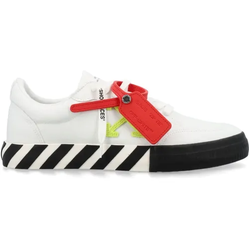 Canvas Low Vulcanized Sneakers Off - Off White - Modalova