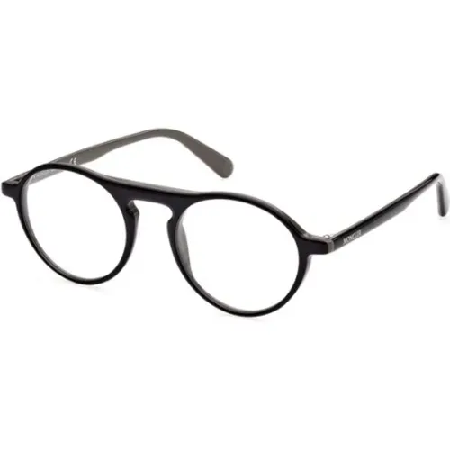 Schwarze Brille für Stilvolles Upgrade , unisex, Größe: 50 MM - Moncler - Modalova