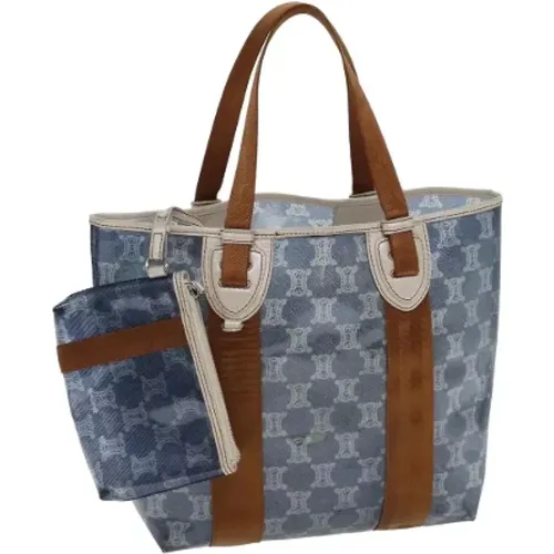 Pre-owned Tote Bags, female, , Size: ONE SIZE Pre-owned Canvas totes - Celine Vintage - Modalova