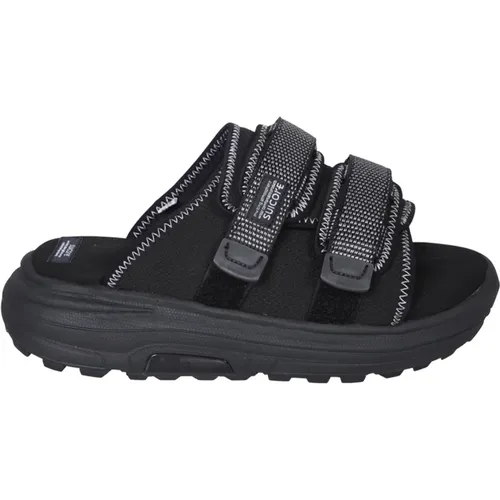 Schwarze Sandalen Stilvoll Bequeme Herrenschuhe , Herren, Größe: 40 EU - Suicoke - Modalova