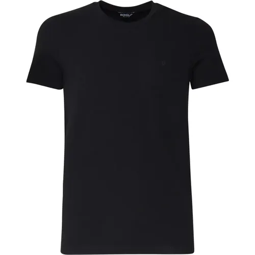 Cotton T-shirt with Logo , male, Sizes: XL, S, 2XL, M, L - Dondup - Modalova