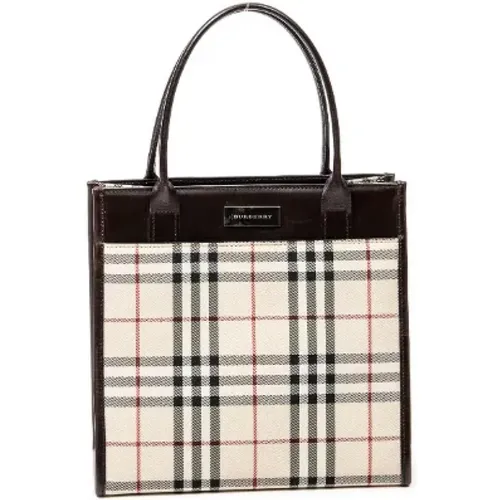 Pre-owned Tote Bags, female, , Size: ONE SIZE Pre-owned Canvas totes - Burberry Vintage - Modalova